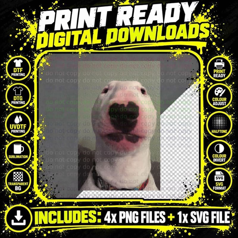 Funny Walter Dog Meme Tee Pullover Hoodie Png SVG Digital Bundle