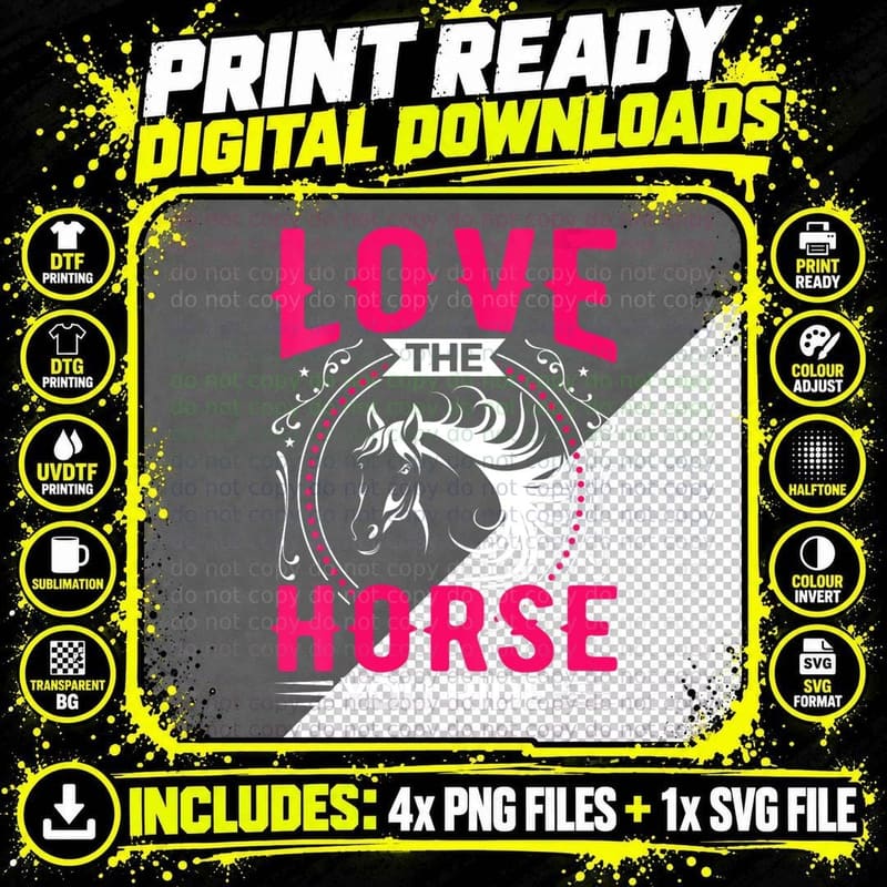 Rider Outfit Girls the Horse Dear Ones! Horses Png SVG Digital Bundle