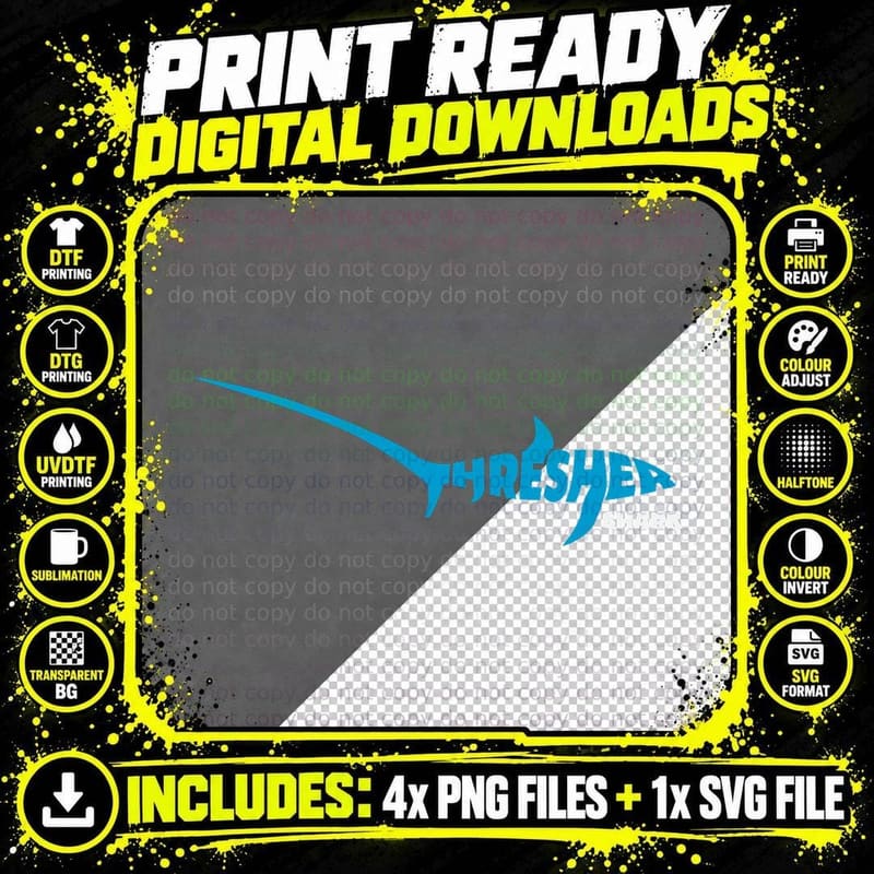 Thresher Shark Shirts Tshirt Thresher Shark Sharks Lover Png SVG Digital Bundle
