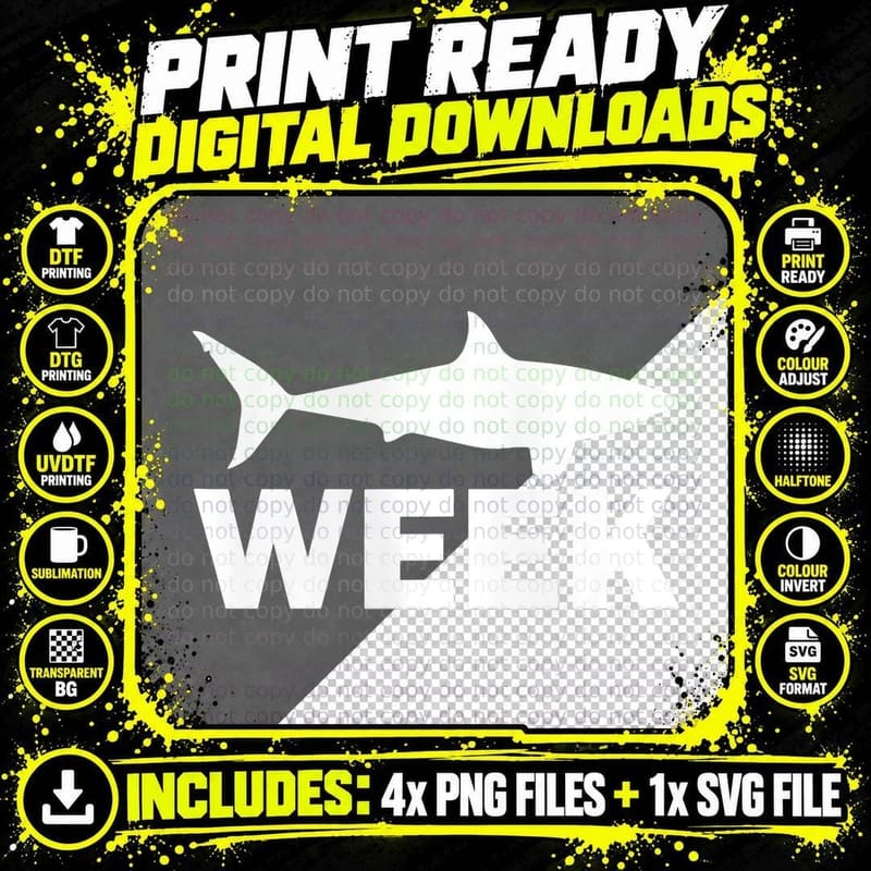 Week Funny Sharks Discovery Time T-Shirt Png SVG Digital Bundle