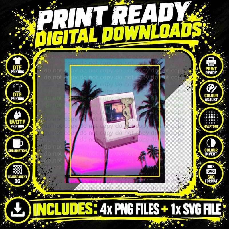 AIGHT IMMA HEAD OUT - BEAR (2020) T-Shirt Png SVG Digital Bundle