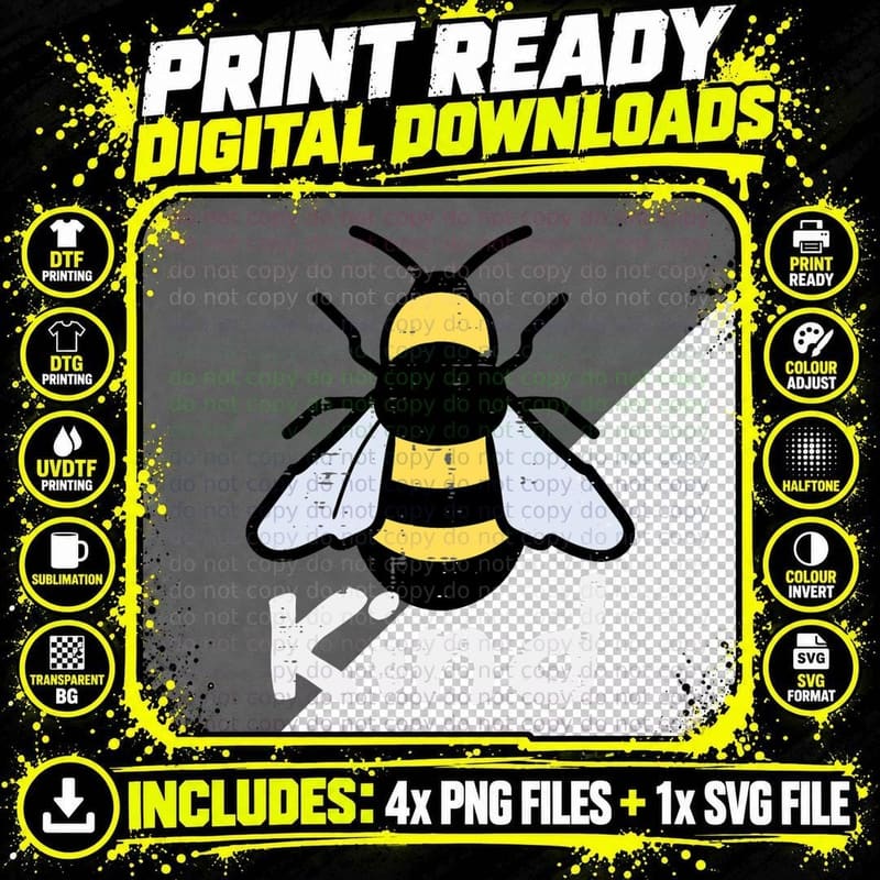Bee Be Kind Kids Unity Day Orange Anti Bullying T-Shirt Png SVG Digital Bundle