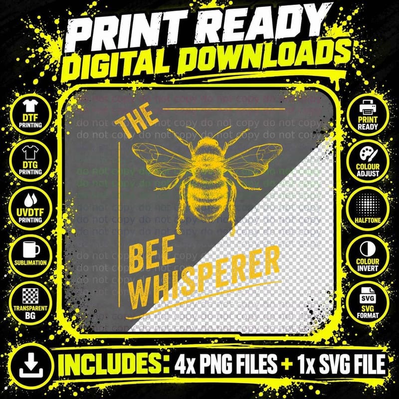 Beekeeper Beekeeping Bee Design for Men the Bee Png SVG Digital Bundle