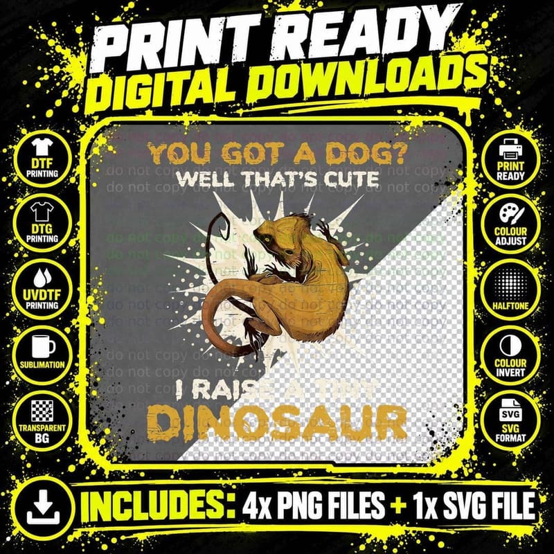 Lizard Pet Reptile Lovers T-Shirt Png SVG Digital Bundle