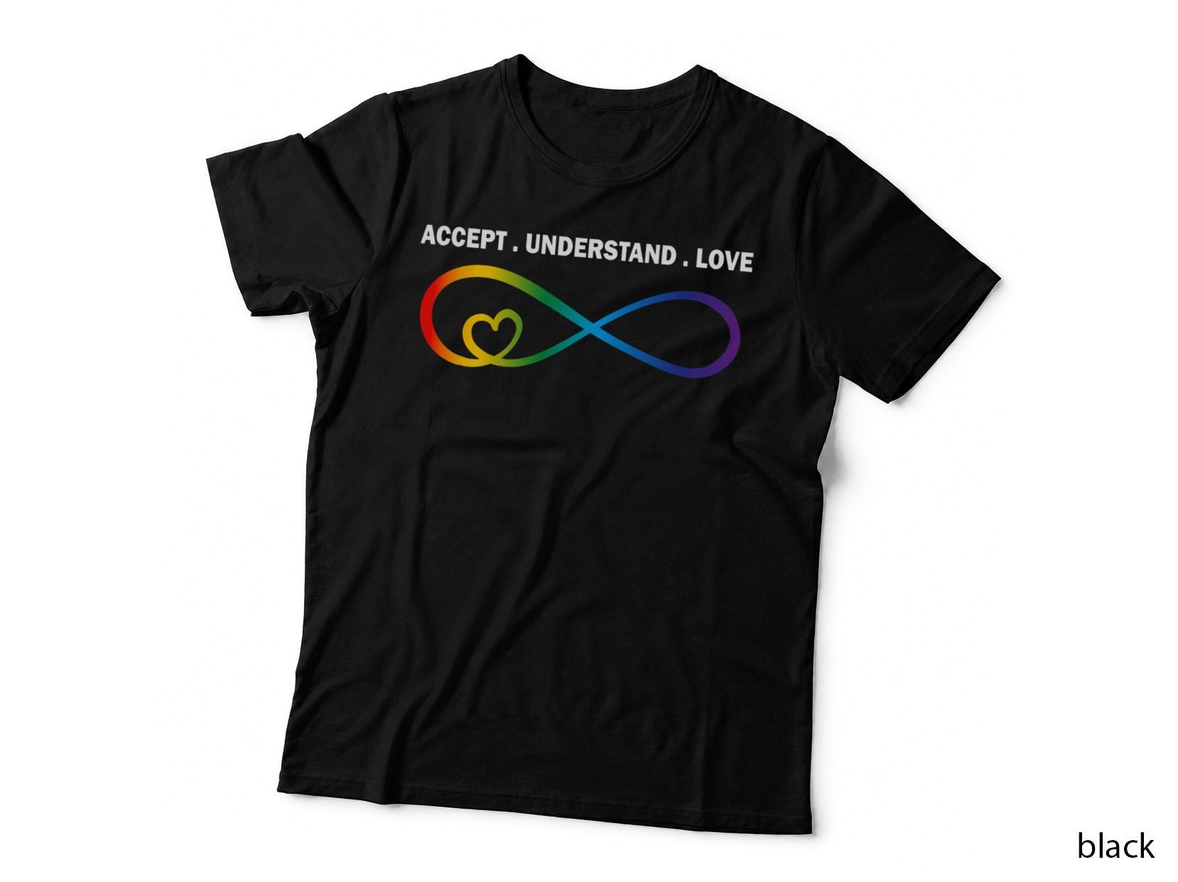 Accept Understand Love Neurodiversity Infinity Autism T-Shirt