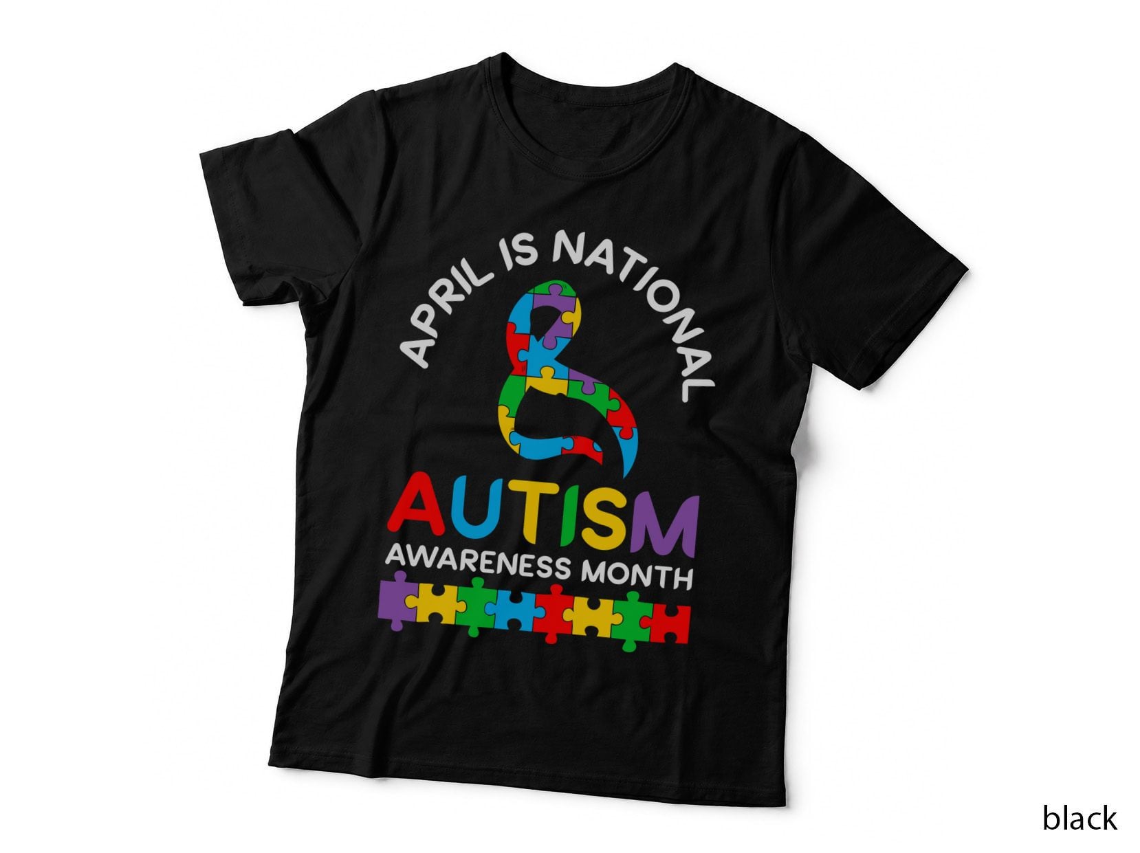 April Is National Autism Awareness Month Autism T-Shirt