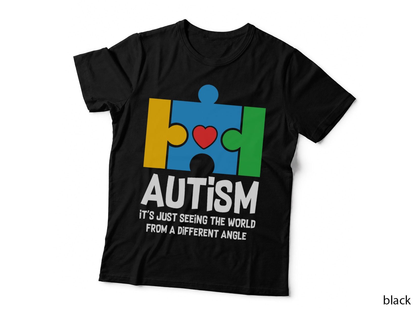 Autism Just Seeing World from Different Angle Autism T-Shirt