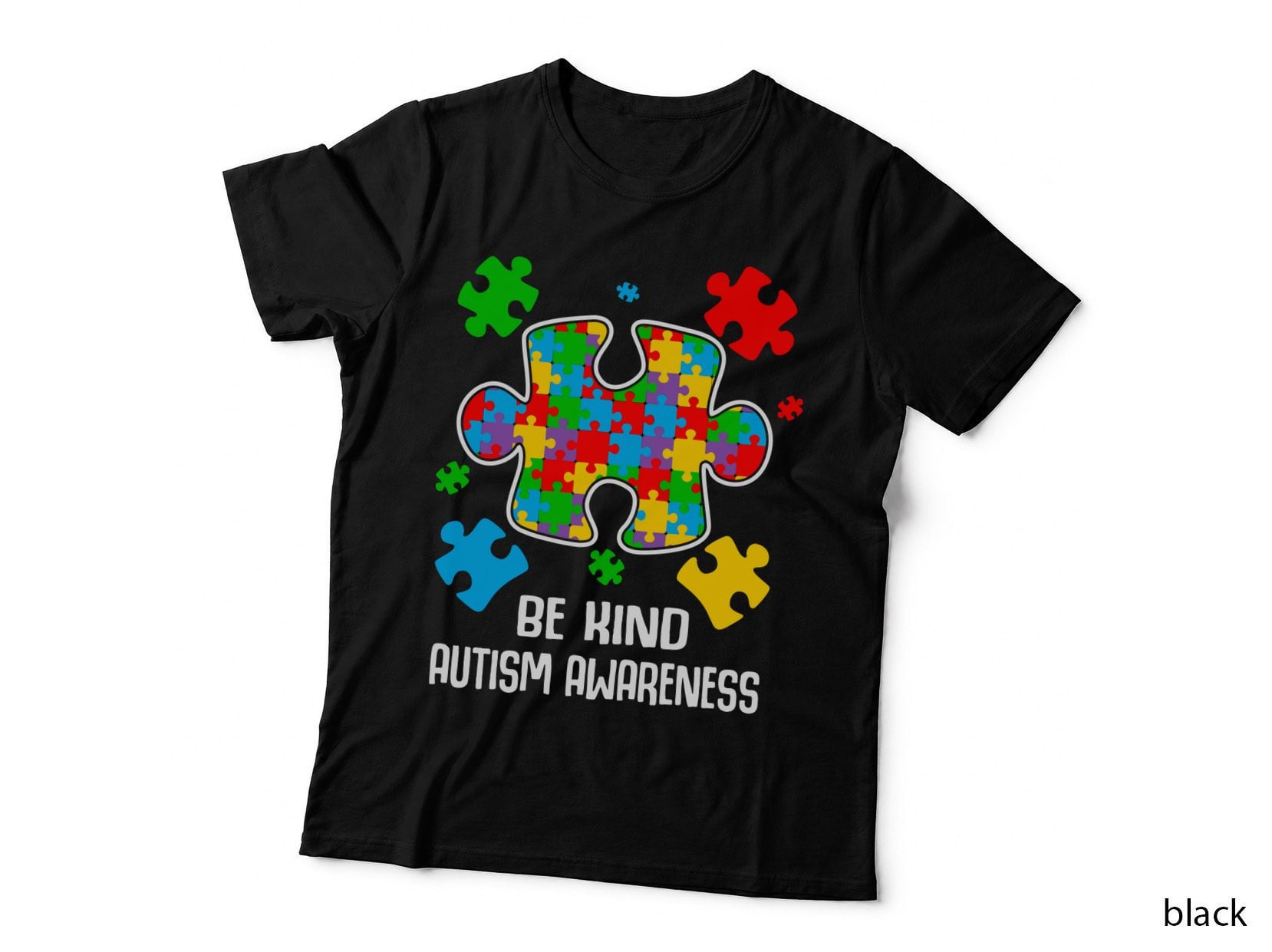 Be Kind Autism Awareness Autism T-Shirt, Autism Awareness Puzzle Pieces Graphic
