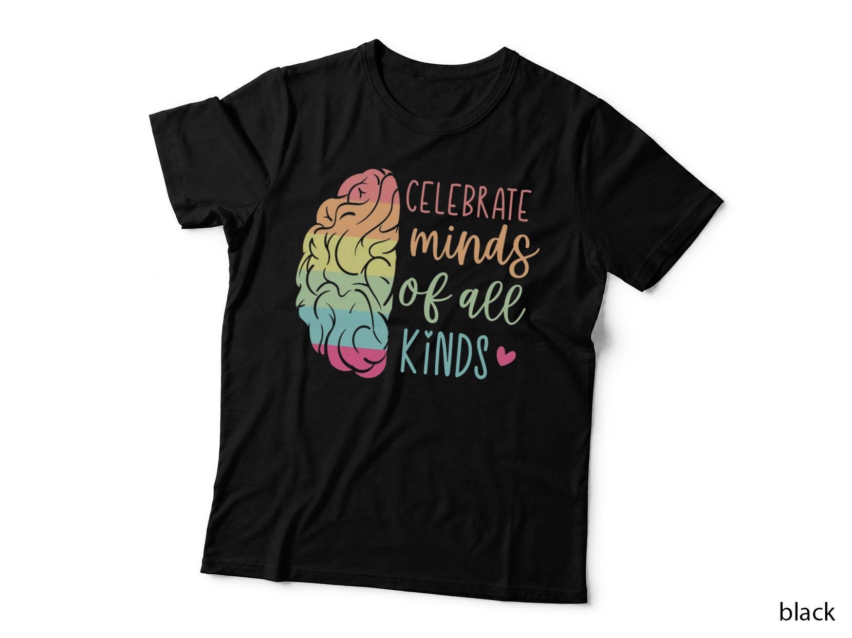 Celebrate Minds of All Kinds Neurodiversity Autism Awareness T-Shirt