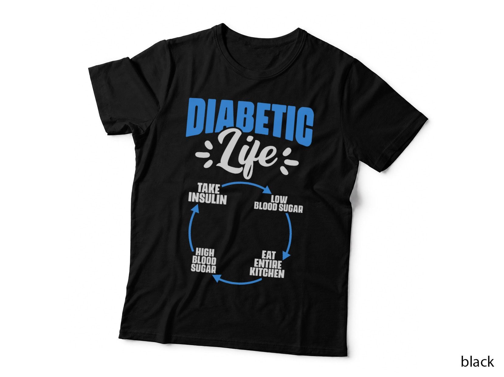 Diabetic Life Diabetes Warrior Diabetes Awareness, Men, Gift T-Shirt