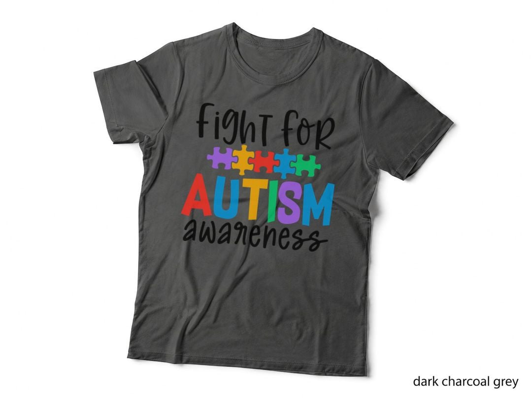 Fight for Autism Awareness Autism T-Shirt, Autism Awareness Puzzle Pieces