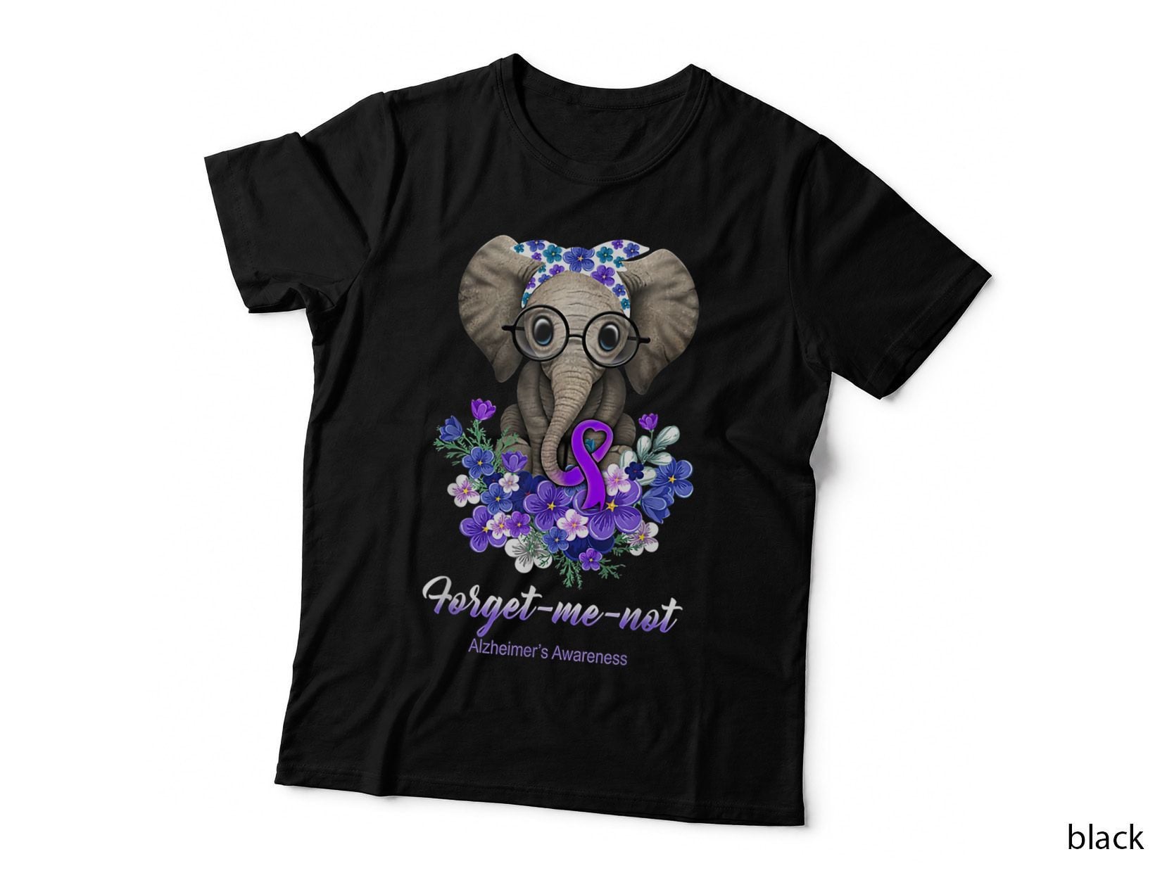 Forget-Me-Not Alzheimer's Awareness Alzheimers Awareness T-Shirt