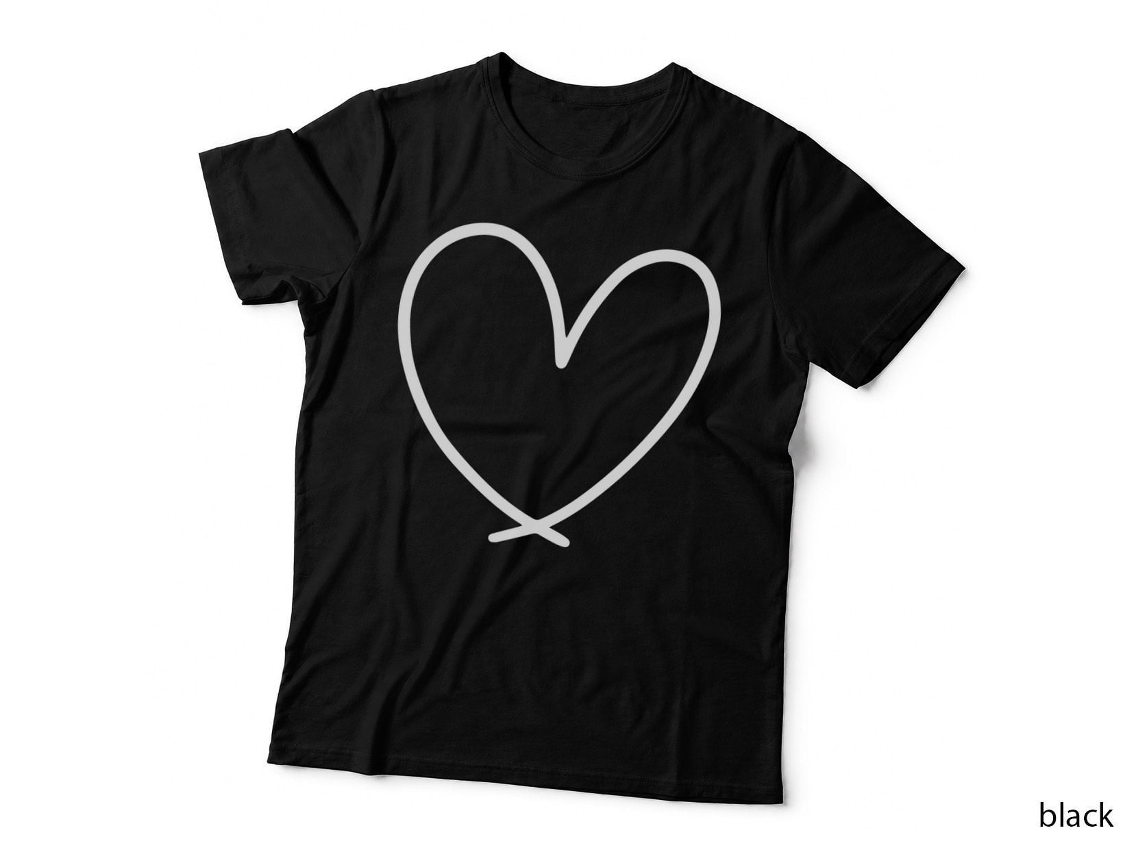 I Wear Red for My Daughter Heart T-Shirt, Red Ribbon Awareness Graphic Tee