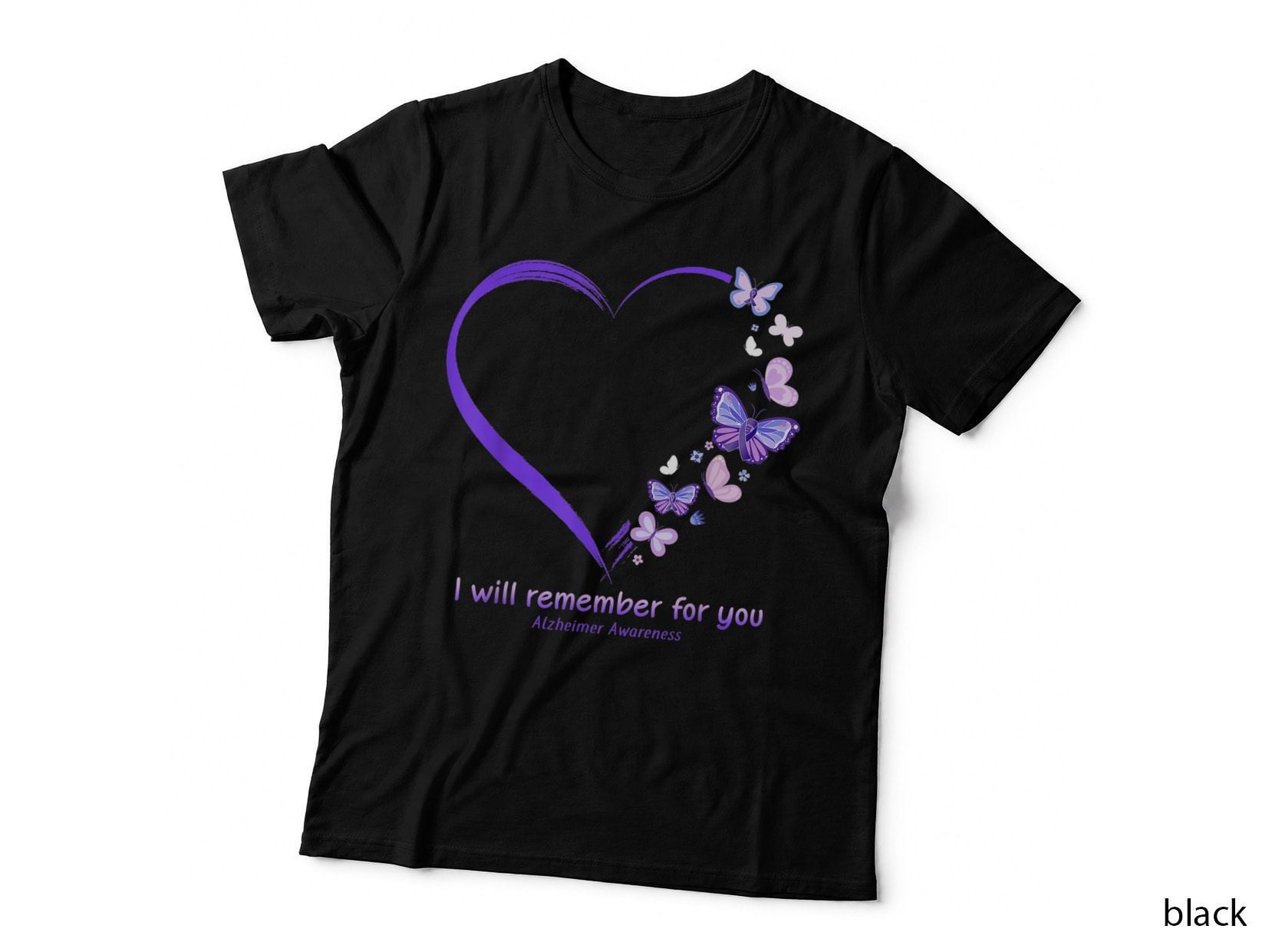I Will Remember for You Alzheimer Awareness Alzheimers Awareness T-Shirt