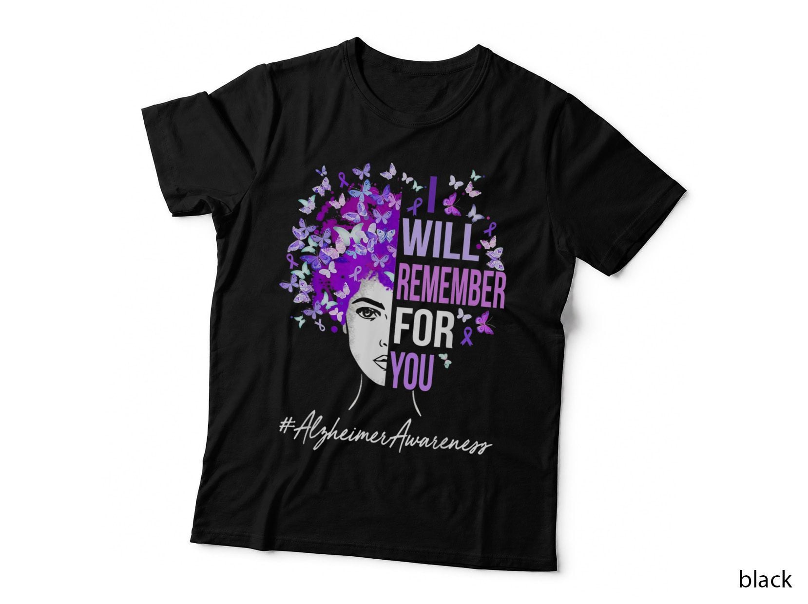 I Will Remember for You Alzheimerawareness Alzheimers Awareness T-Shirt