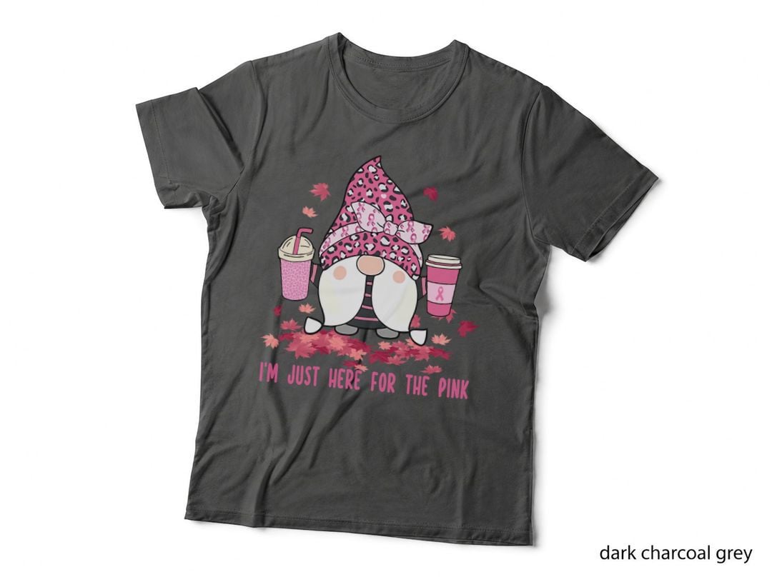 I'm Just Here for the Pink Breast Cancer T-Shirt