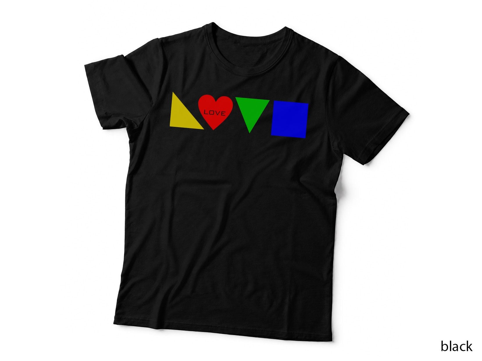 Love Autism T-Shirt, Heart-Shaped Graphic with Vibrant Graphic Tee