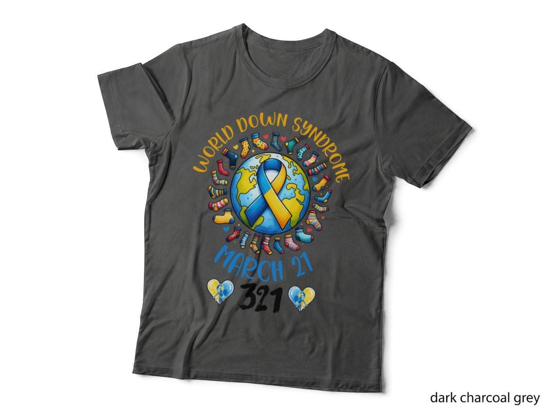 World Down Syndrome March 21 321 Down Syndrome T-Shirt