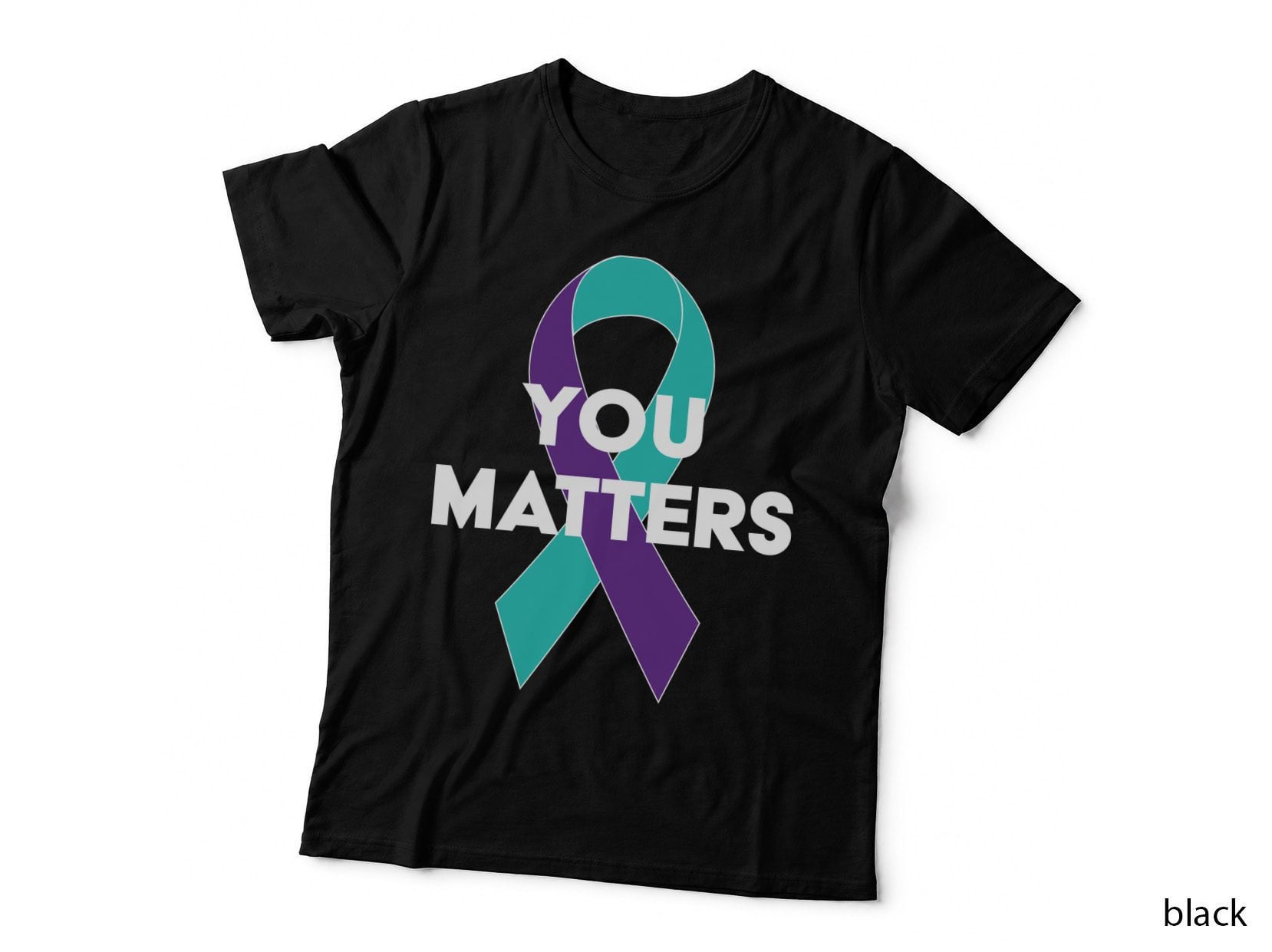 You Matters Suicide Awareness T-Shirt, Awareness Ribbon Design Graphic Tee