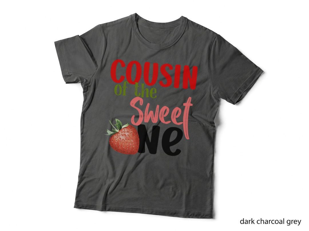 Cousin the Sweet One Strawberry Birthday Family Party T-Shirt