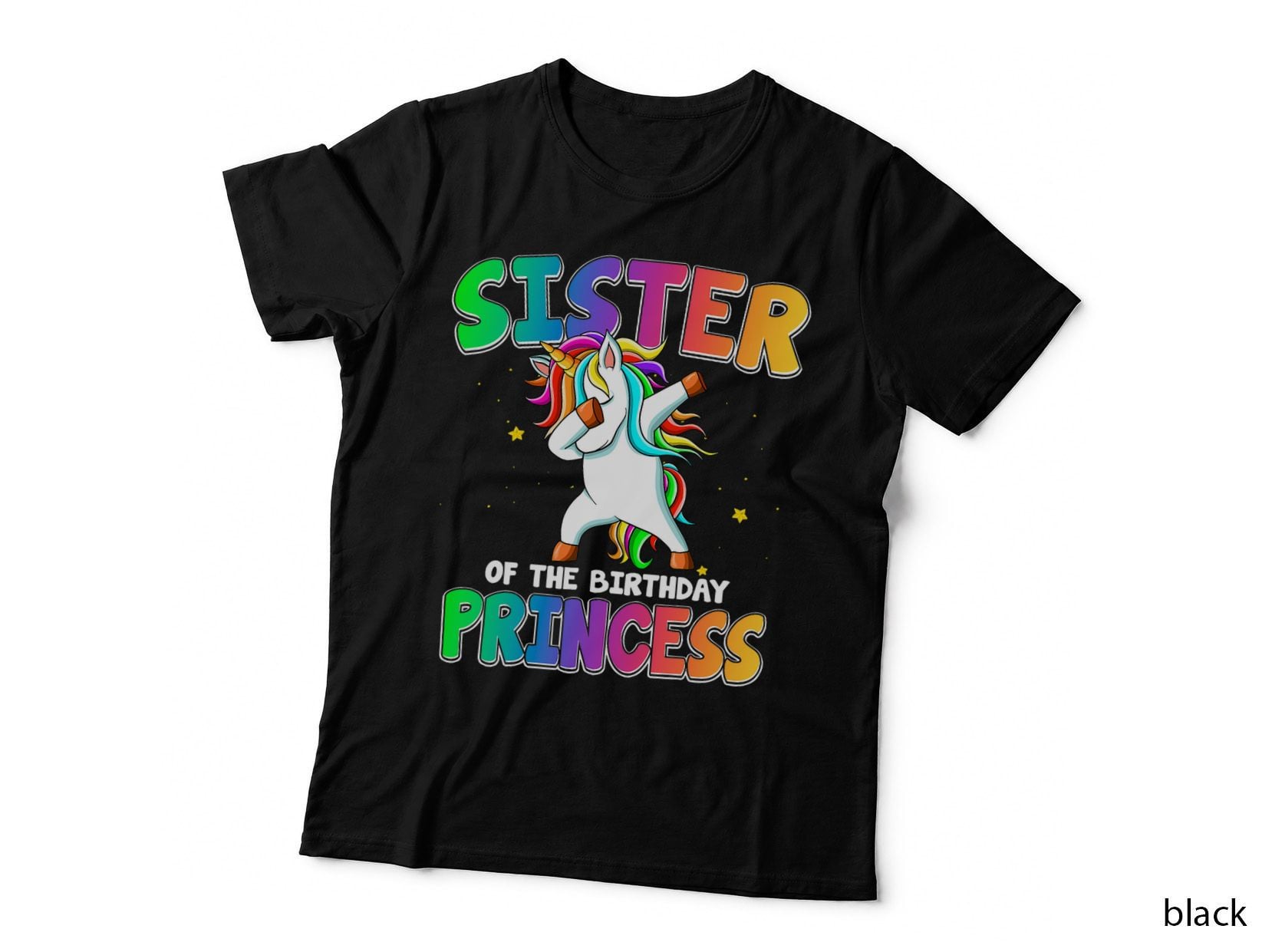 Dabbing Unicorn T-Shirt, Birthday Princess Gift, Girls Fashion
