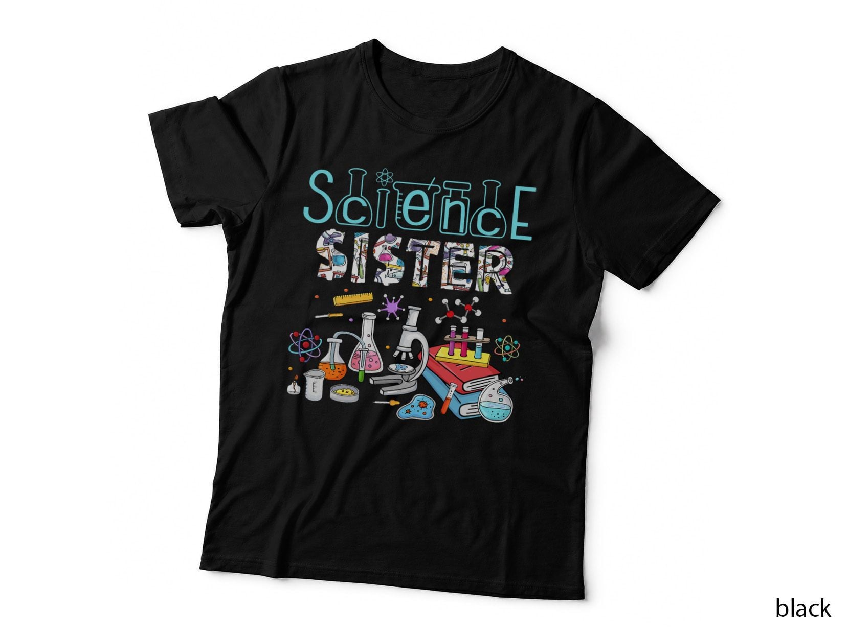 Family Science Birthday Party Decorations Science Sister T-Shirt
