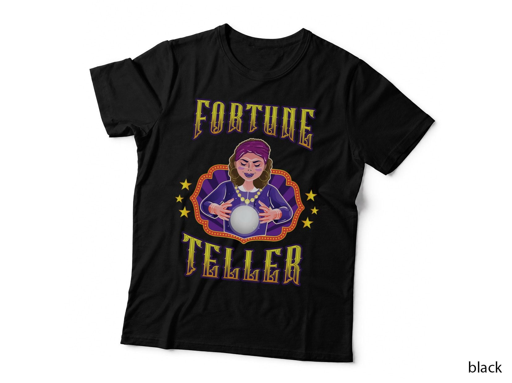 Fortune Teller Carnival Staff Circus Crew Theme Birthday T-Shirt