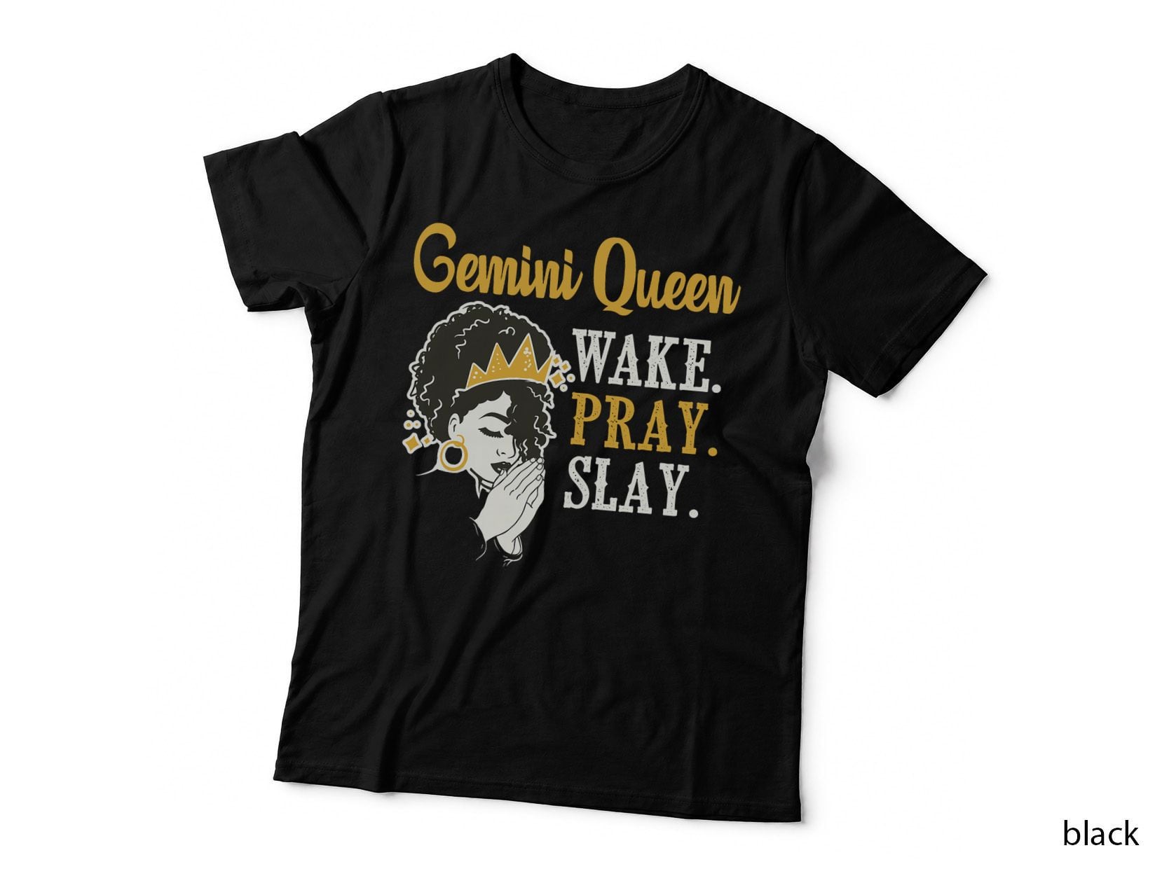 Gemini Queen - Astrology Zodiac Sign Horoscope Birthday T-Shirt