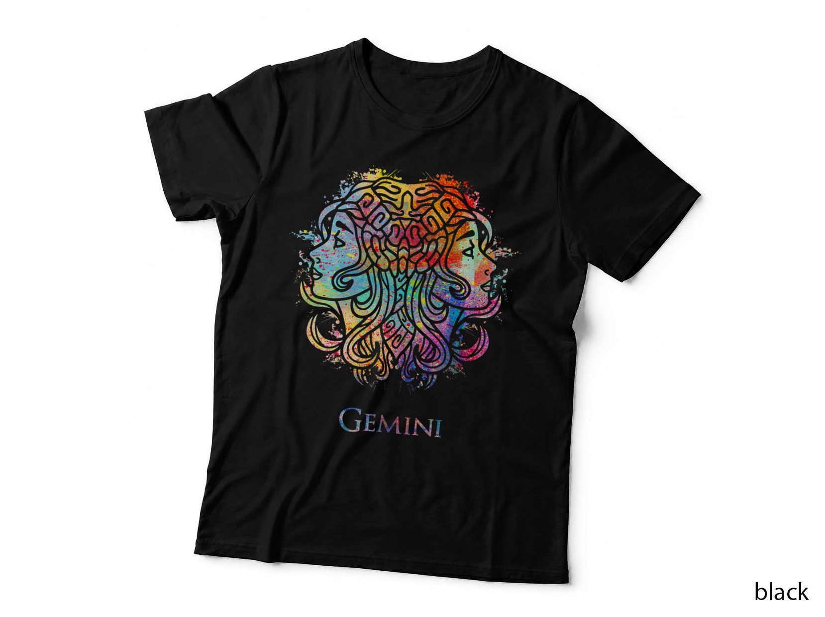 Gemini Zodiac Sign Celestial May June Birthday Astrology T-Shirt