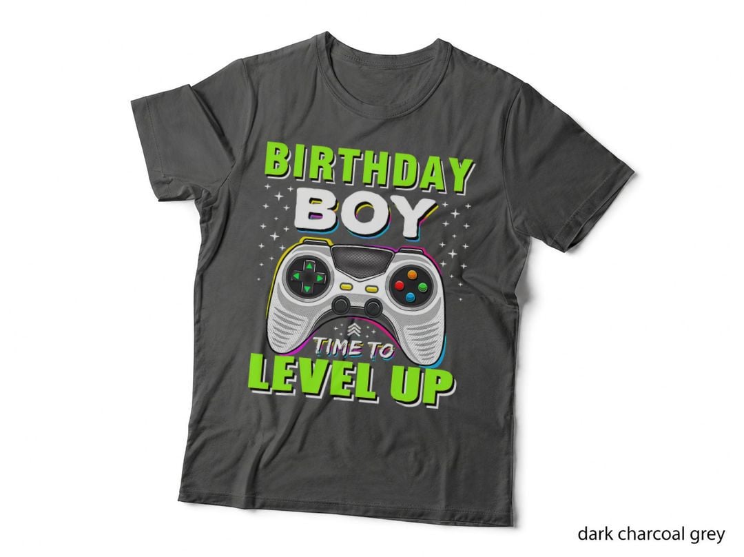 Its My Birthday Time to Level up Video Game Boys Girls T-Shirt