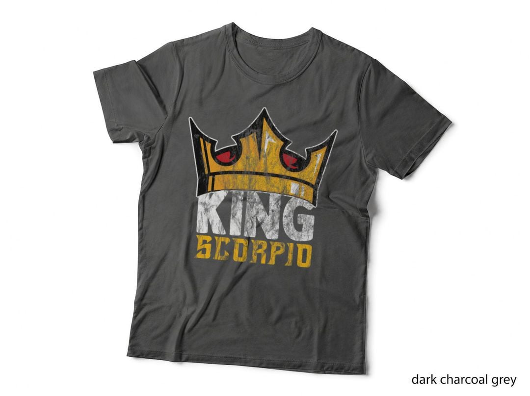 King Scorpio Zodiac Sign Horoscope Birthday Gift T-Shirt