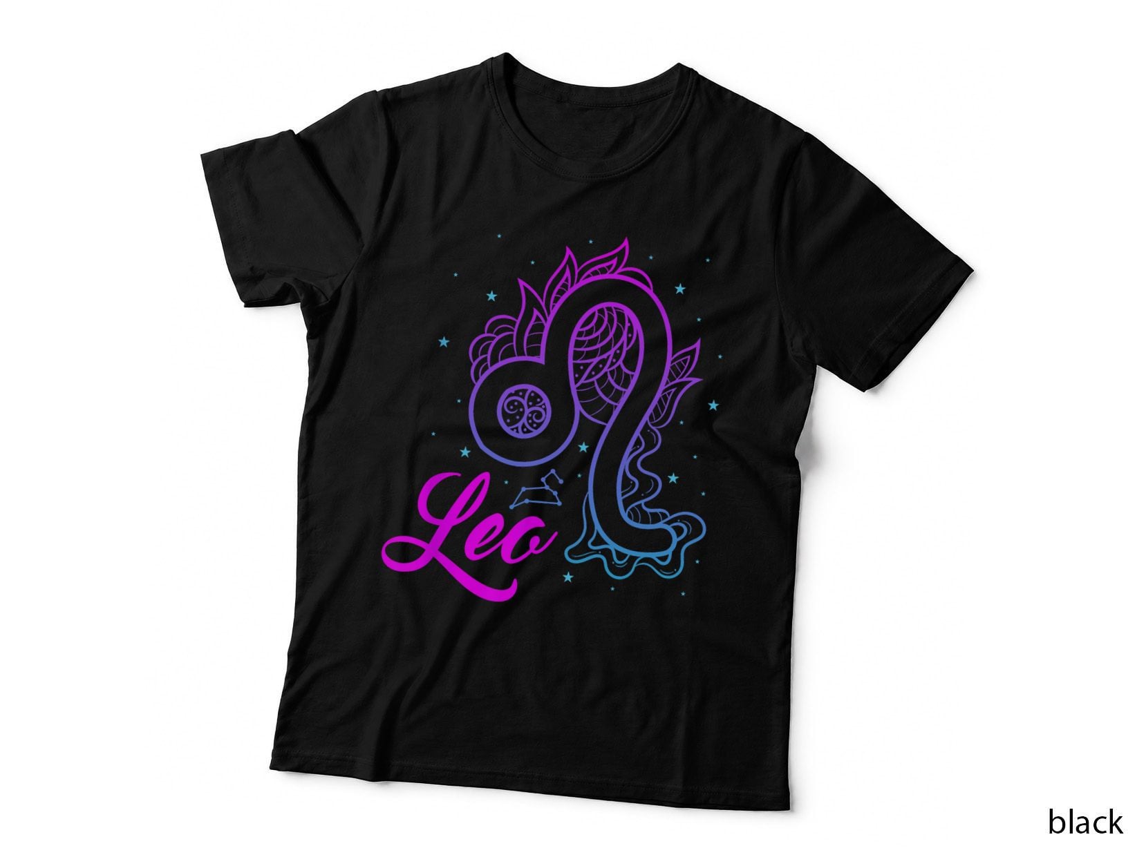 Leo Lion Zodiac Sign Birthday Astrology Horoscope T-Shirt