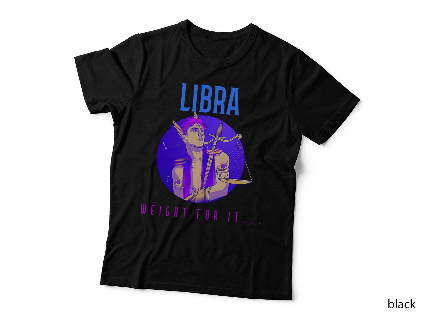 Libra Zodiac Sign Horoscope Birthday Gift Astrological T-Shirt