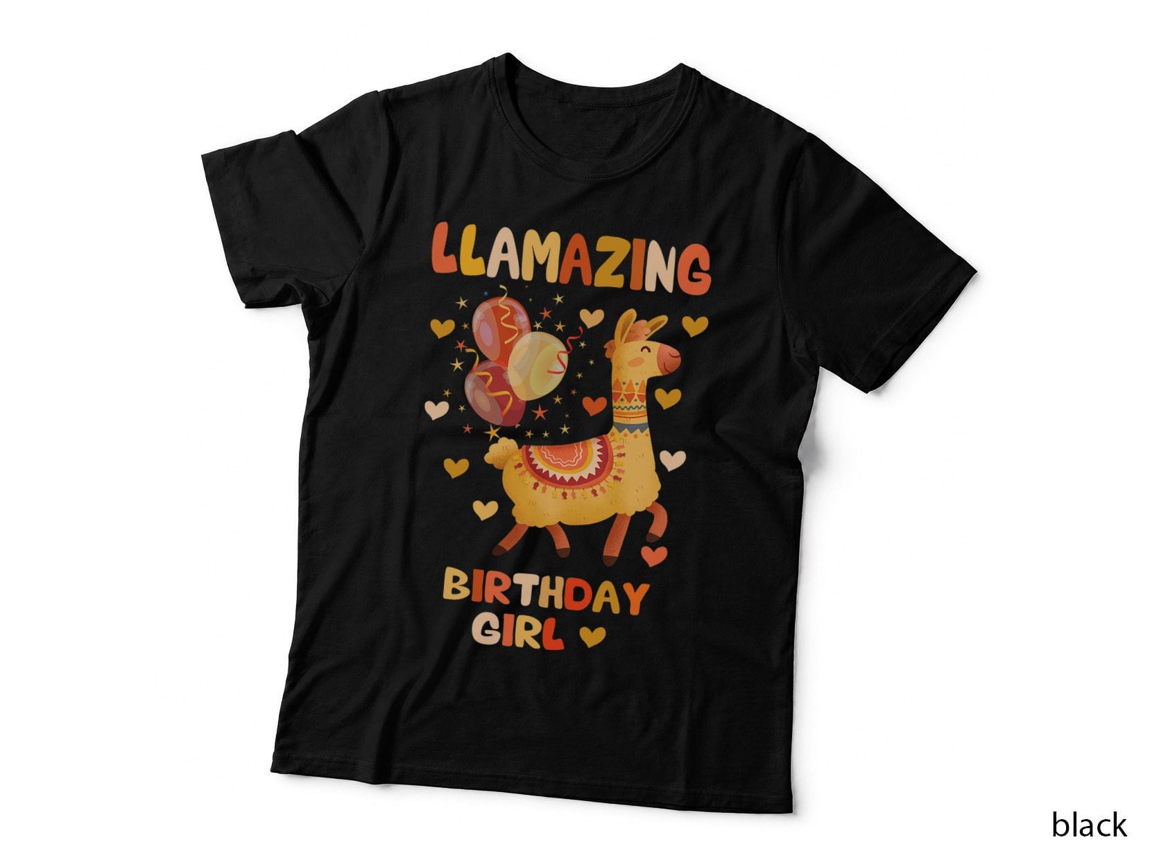 Llamazing Birthday Party Supplies T-Shirt, Llama Birthday Theme