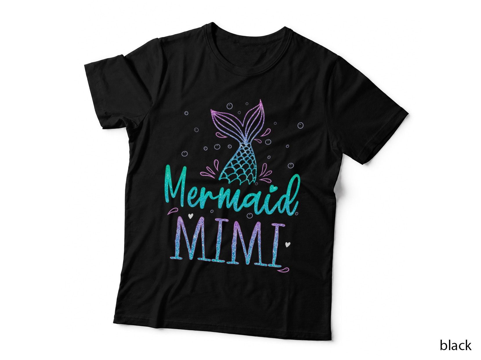 Mermaid Mimi Birthday Mermaid Tail Squad Family Matching T-Shirt
