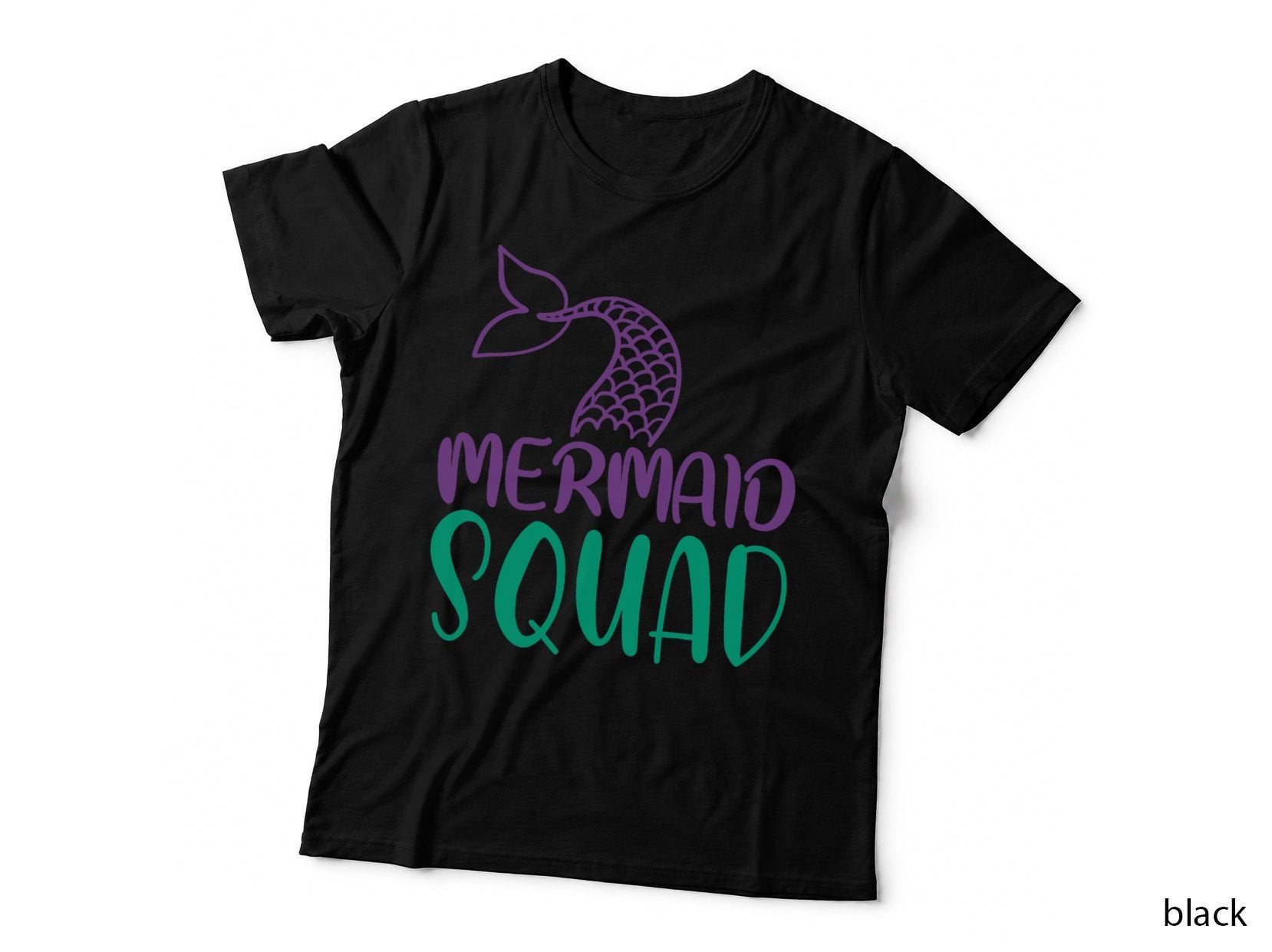 Mermaid Squad Birthday Party Mermaid Birthday Theme T-Shirt