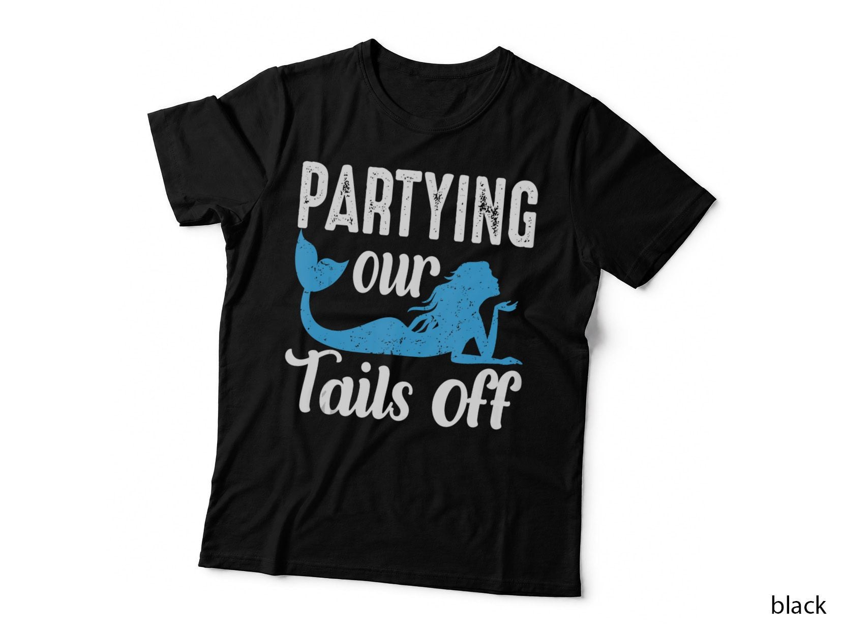 Mermaid Squad Partying Our Tails off Girls Birthday, Mermaid T-Shirt
