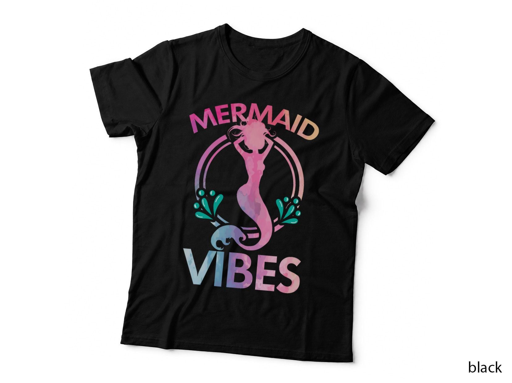 Mermaid Vibes Mermaid Squad Birthday T-Shirt