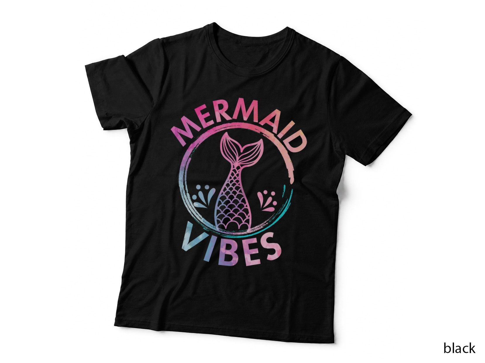 Mermaid Vibes Mermaid Squad Birthday, Beach Mermaid T-Shirt