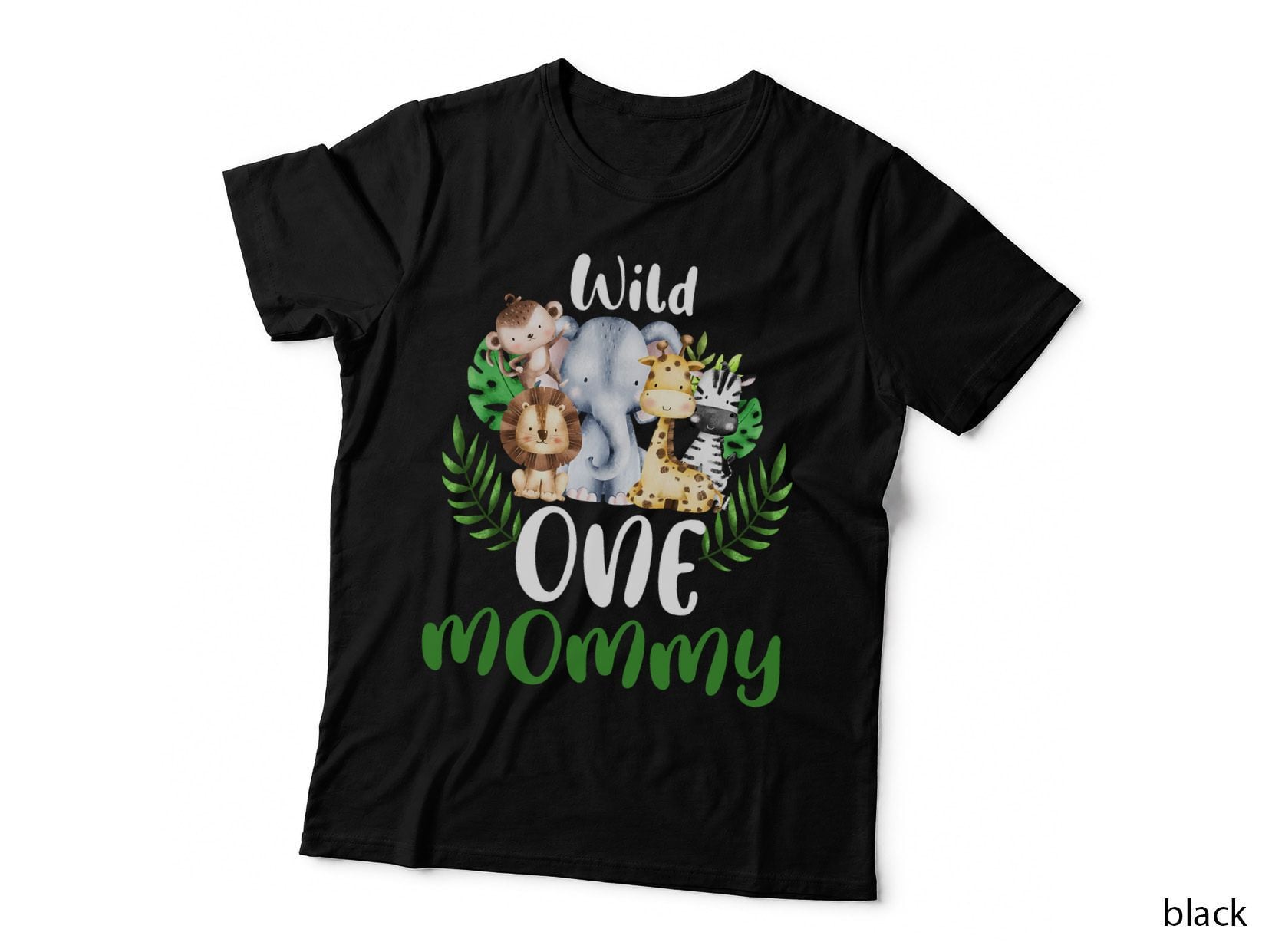 Mommy of the Wild One Zoo Birthday Safari Jungle Animal, Mothers Day T-Shirt