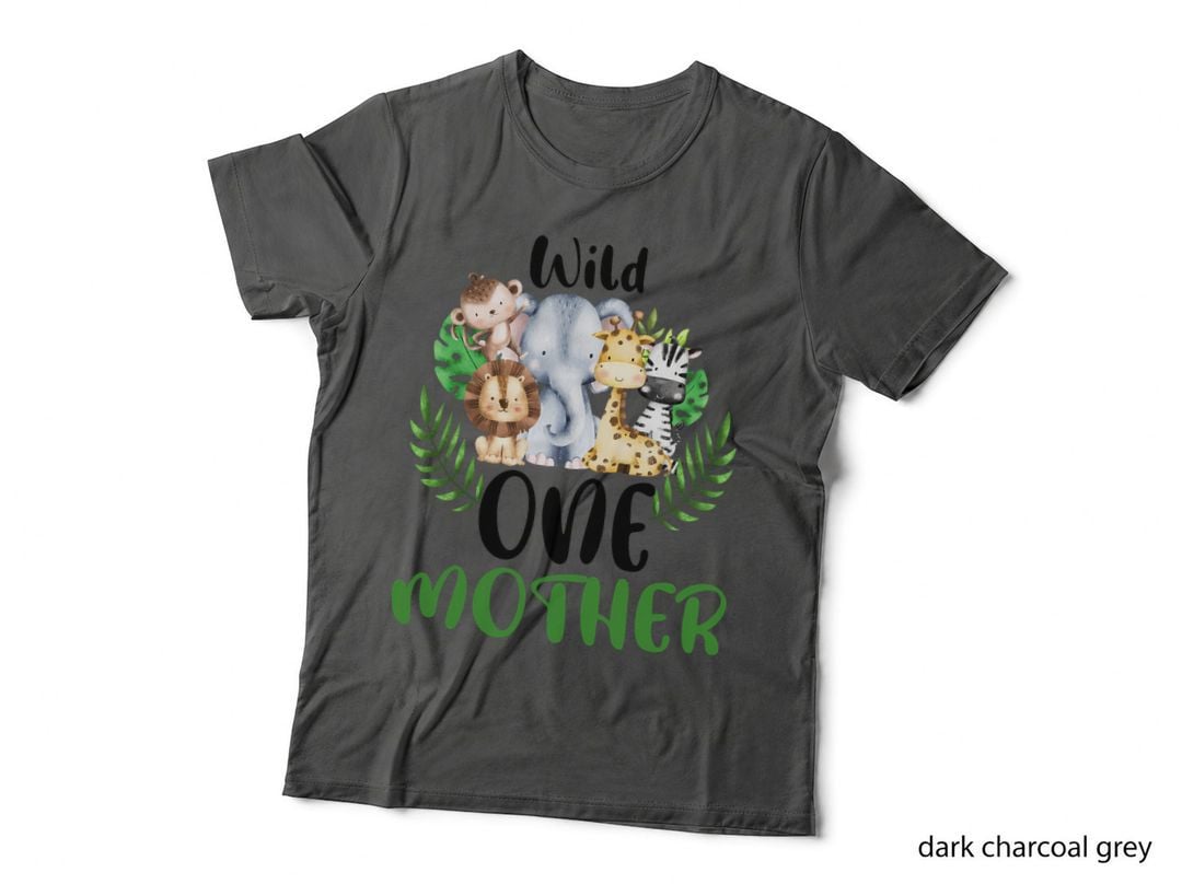 Mother of the Wild One Zoo Birthday Safari Jungle Animal T-Shirt