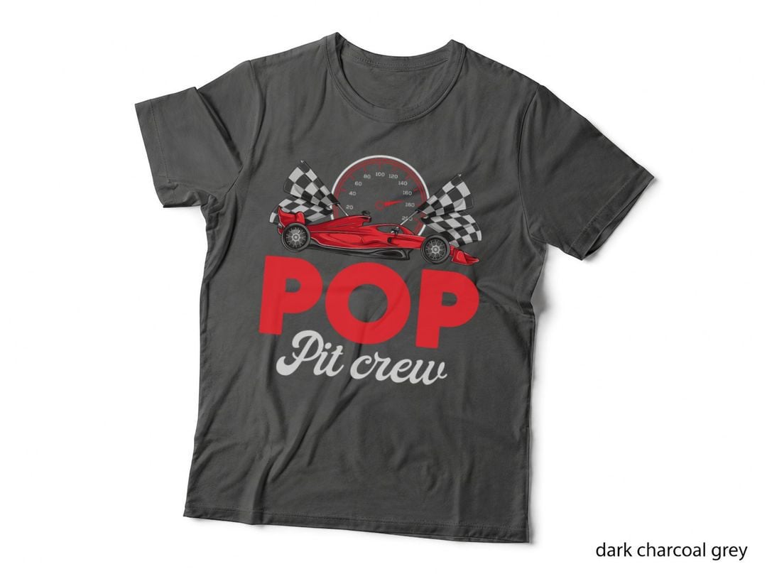 Race Car Pop of the Birthday Boy Shirt, Pop Pit Crew T-Shirt