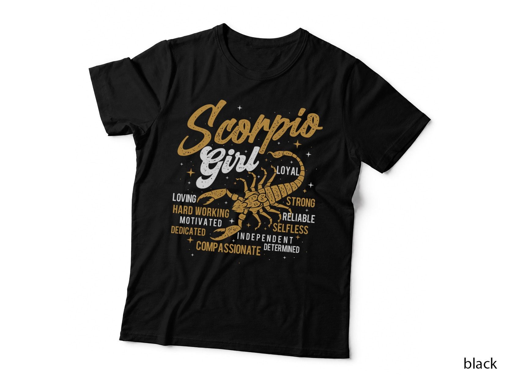 Scorpio Girl - Horoscope Astrology Zodiac Sign Birthday T-Shirt