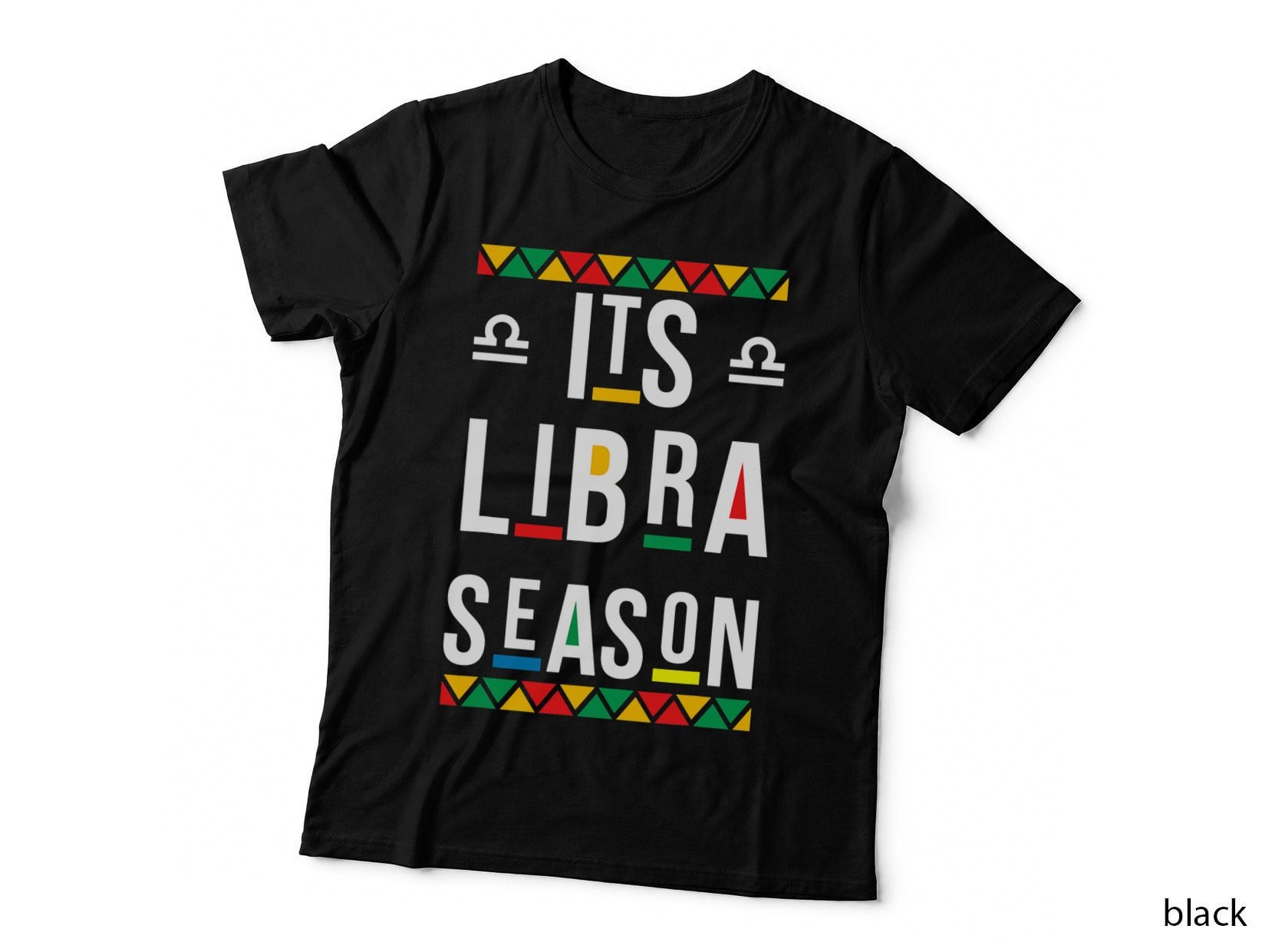 September October-Black Libra Queen Birthday Party T-Shirt