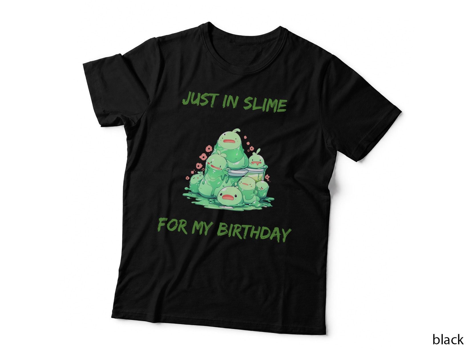 Slime Birthday T-Shirt, Slime Theme, Birthday Gift Idea