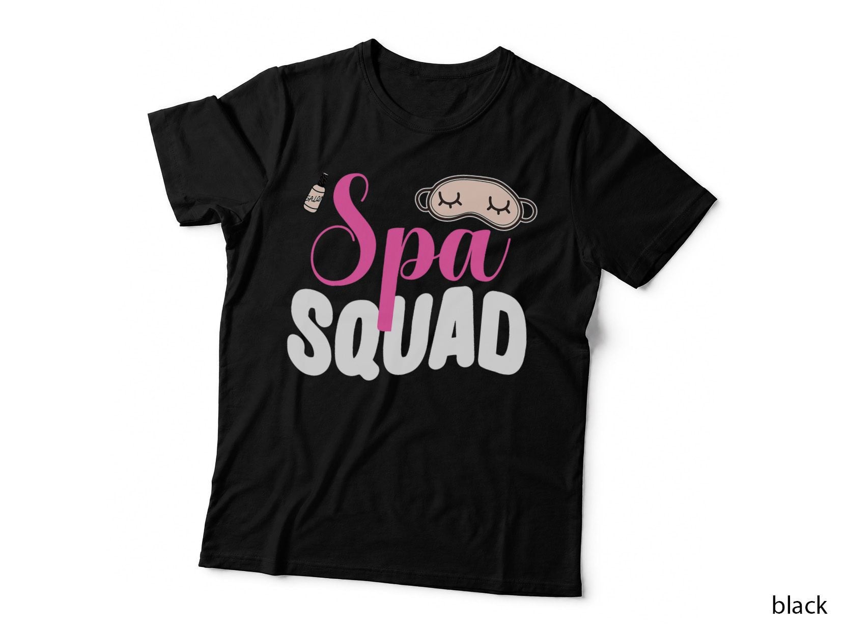 Spa Squad Birthday Party Girl Cute Spa Bath Lover Spa Staff T-Shirt