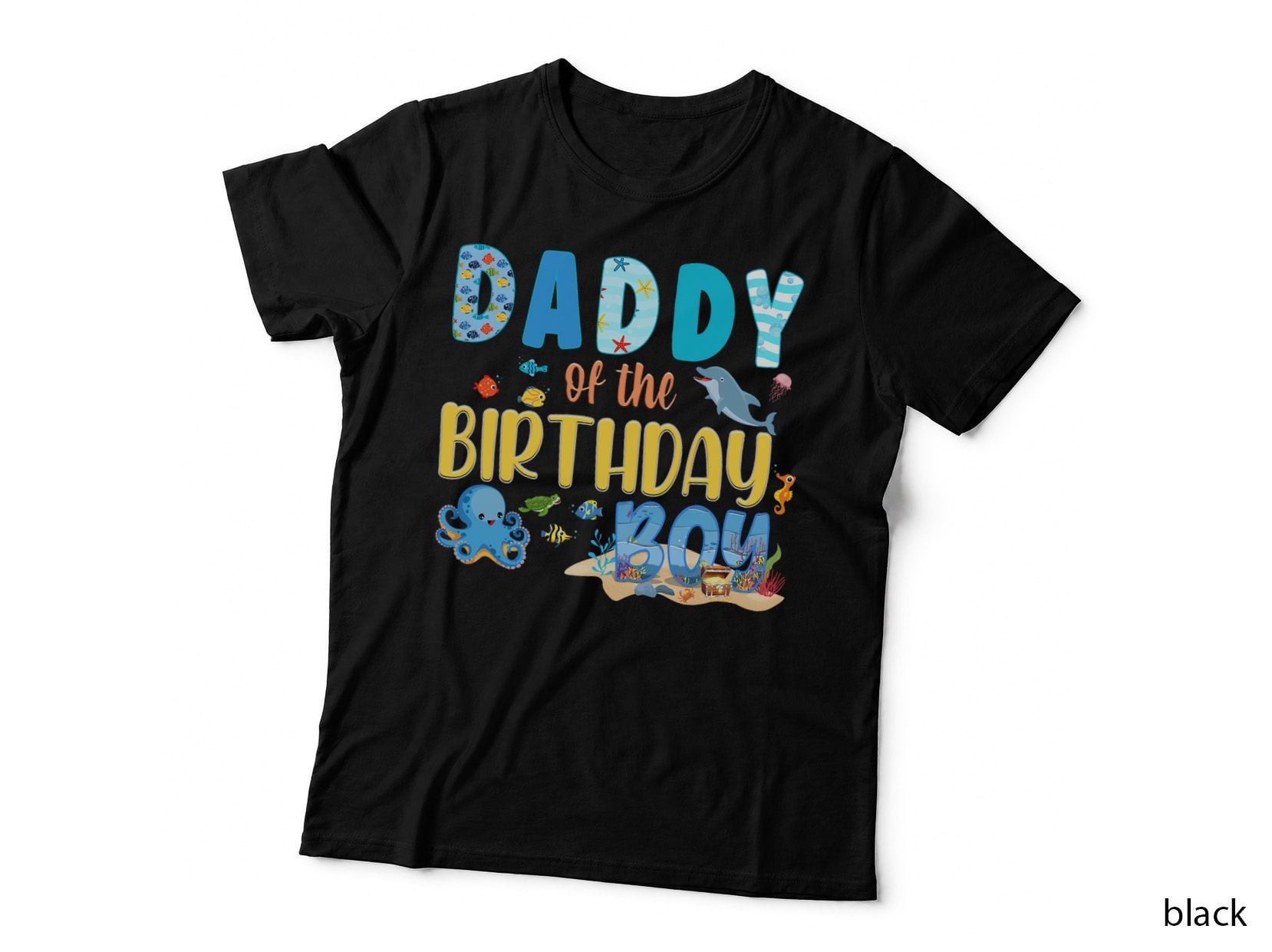 Under the Sea Birthday Fish Aquarium Animals Party T-Shirt