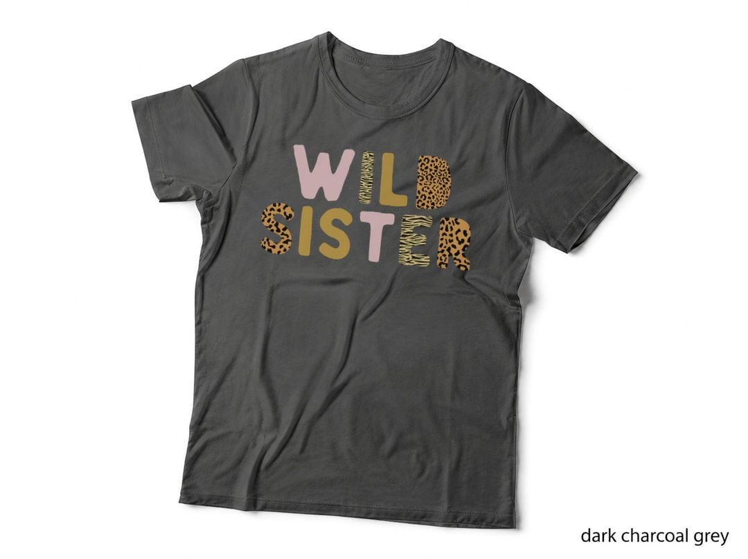 Wild One Sister Two Wild Birthday Outfit Zoo Birthday Animal T-Shirt