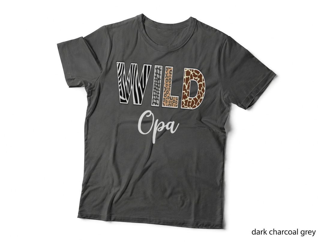 Wild Opa Zoo Born Two Wild Opa Birthday Safari Jungle Animal T-Shirt