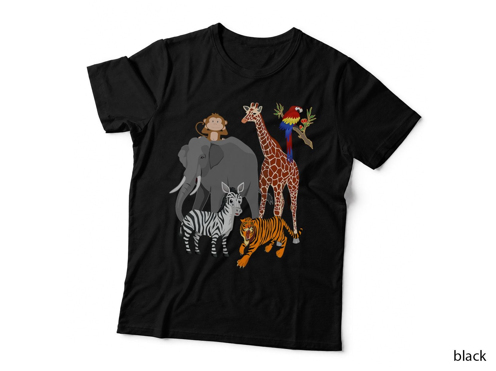 Zoo Animals T-Shirt, Wildlife Birthday Party, Pet Lover Apparel